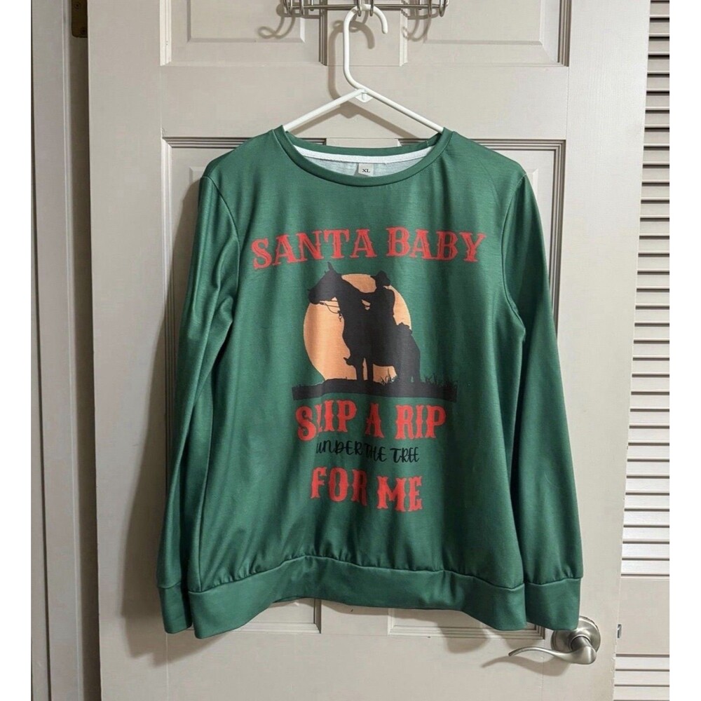 Santa Put A Rip Under The Christmas Tree - Yellowstone Holiday Top Size XL